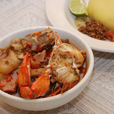 Pepper Soup and Fufu (Sea Foods)
